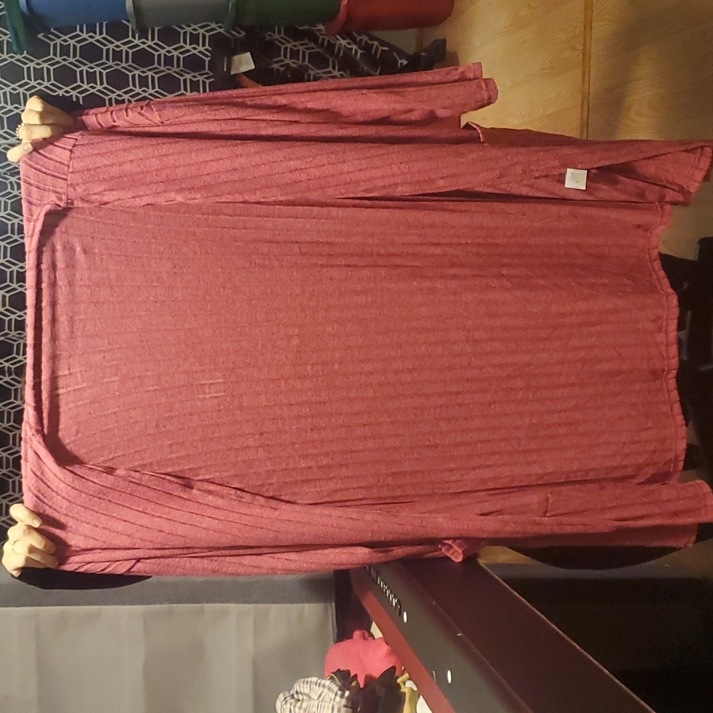 Rose pink cardigan
